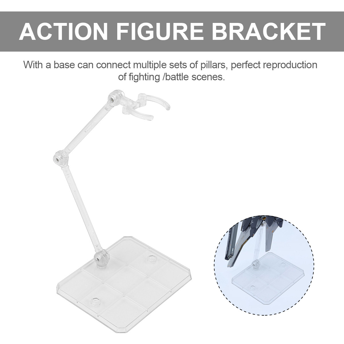 Action Figure Stand - 5개입 액션 피규어 베이스 견고한 디스플레이