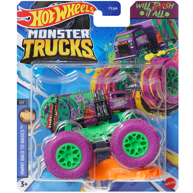 Hot Wheels Car Monster Trucks - 마텔 핫휠 1/64 몬스터 트럭 시리즈