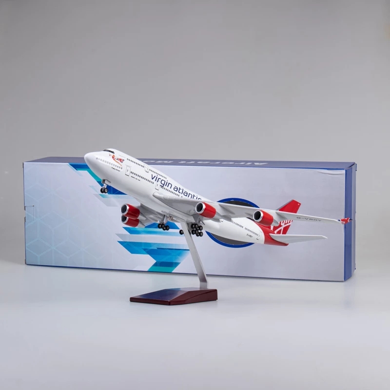 47cm 버진 아틀란틱 B747 비행기 모형 레진 플라 - Model Airplane Plastic 리뷰 및 가격