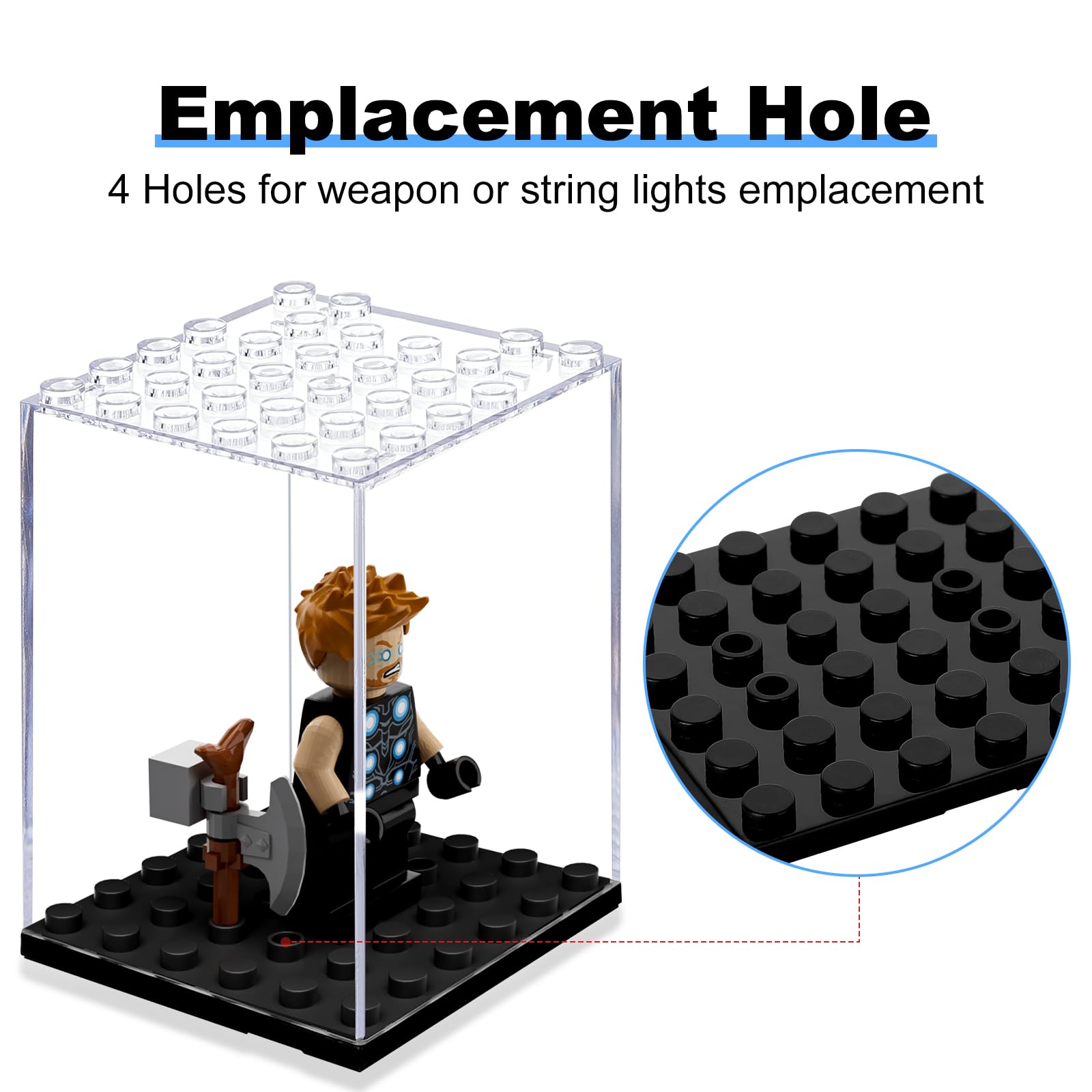 미니피겨용 아크릴 빌딩 블록 디스플레이 박스 액션 피규 - Lego Minifigure Holder 리뷰 및 가격