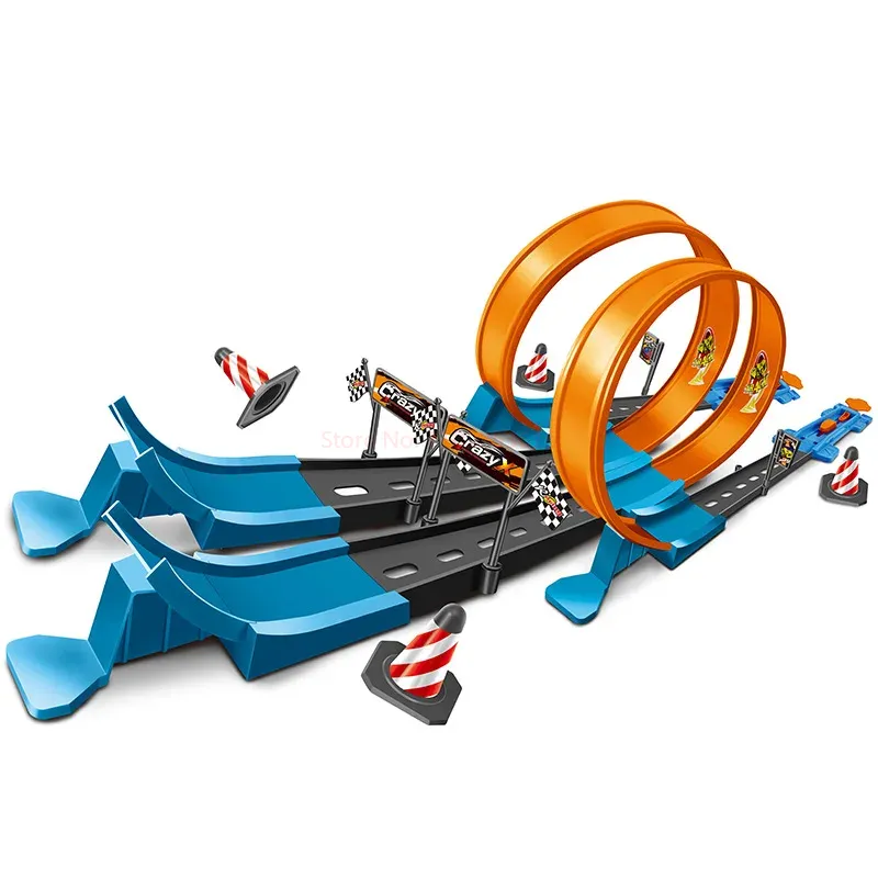 핫 스턴트 스피드 카 휠 모델 레이싱 트랙 DIY 조립 - Hot Wheels Car Track Sets 리뷰 및 가격