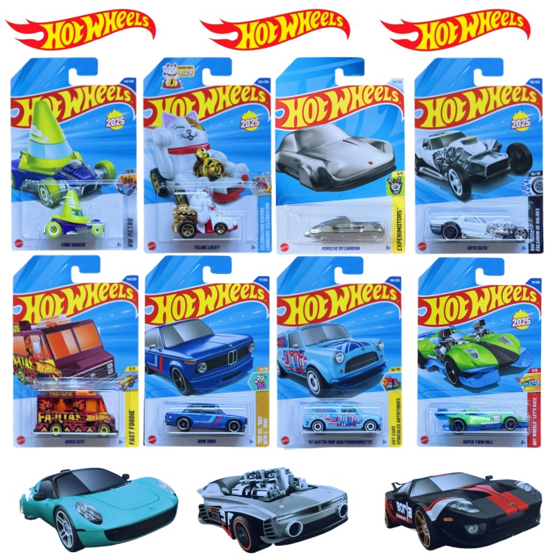 새로운 핫휠 2025 N 케이스, 포르쉐 BMW 포드  - Hot Wheels Car Mainline 리뷰 및 가격