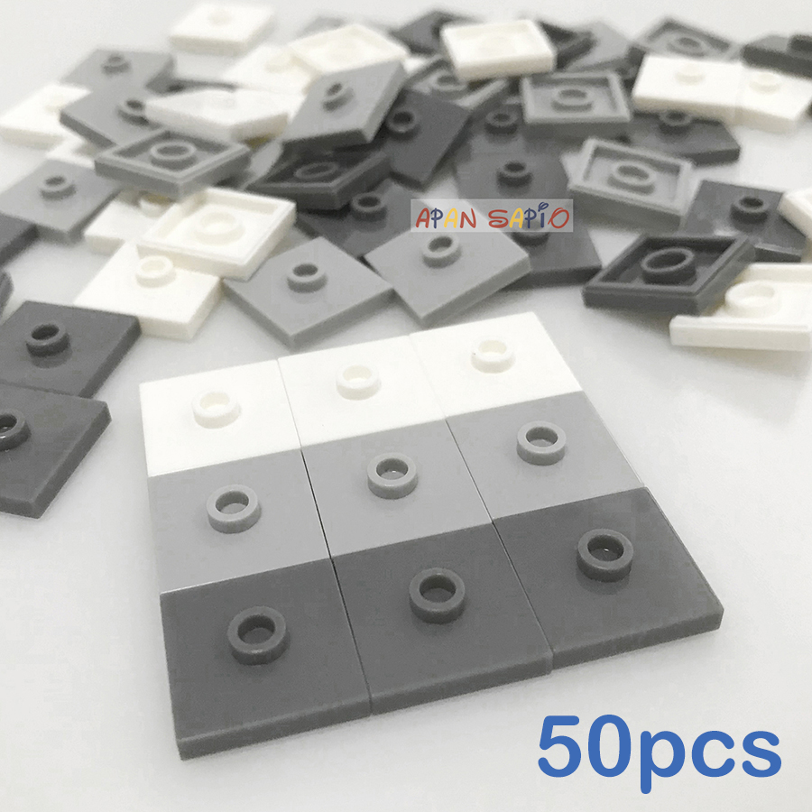 50 개 DIY 빌딩 블록 볼록 좌석 벽돌 2x2 도트 - Lego Set City 리뷰 및 가격