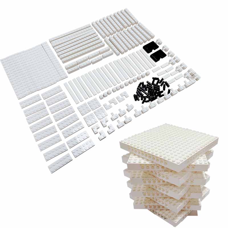 픽셀 아트 페인팅 흰색 사진 프레임 세트 벽돌 4/3  - Lego Minifigure Holder 리뷰 및 가격