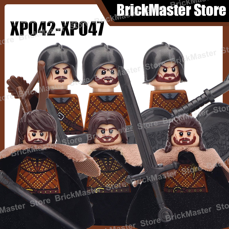MOC 중세 군사 기사 전사 군인 피규어 빌딩 블록 성 - Lego Minifigure Holder 리뷰 및 가격